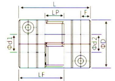 Clamp Coupling aluminum or stainless steel or steel C45
