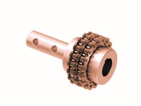 Chain Coupling For Greenhouse Window Ventilation Motor Reduction