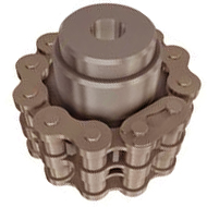Chain Coupling For Greenhouse Window Ventilation Motor Reduction