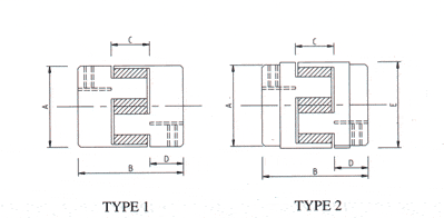 Elastomer Coupling / Jaw / For Shafts / Aluminum