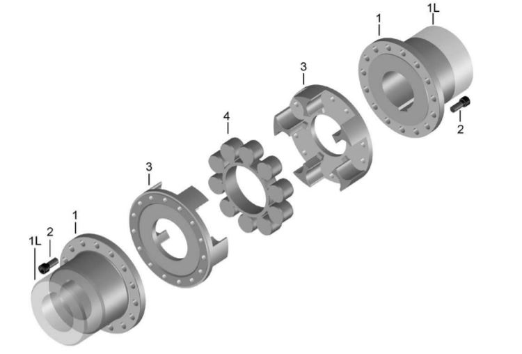 Claw Coupling Sleeve And Shear Pin
