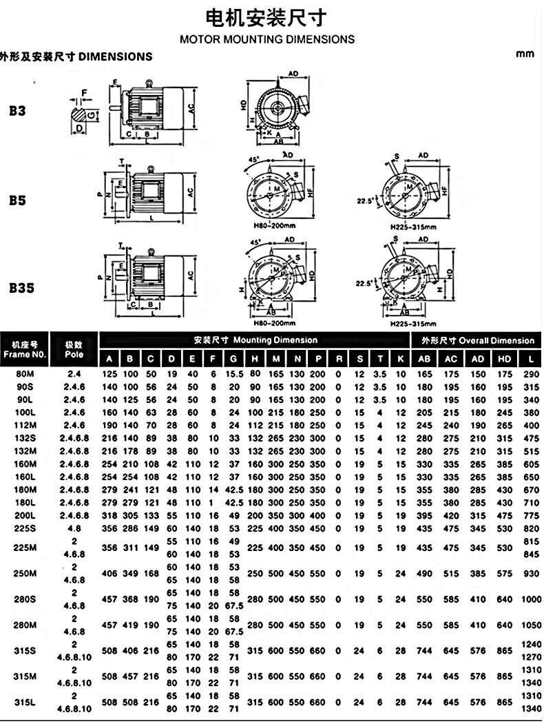 YE3 Series Electric Motor