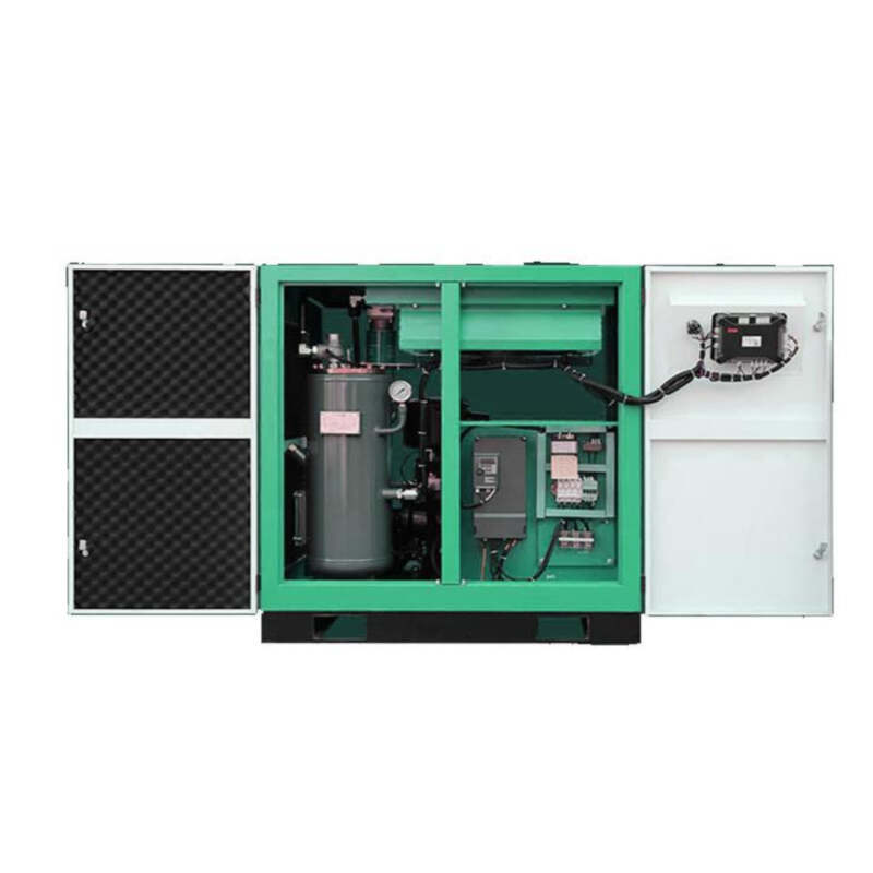 Small Silent 8bar~10bar 3kW 240L/min PM VSD Rotary Screw Air Compressor for Sale