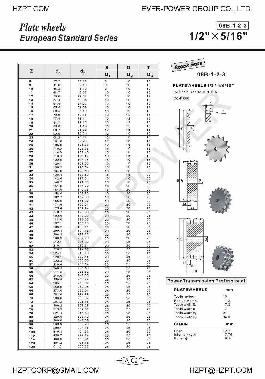 Professional Pulley Wheels 20a-20t Asa Standard Sprockets & Platewheels Din /iso Roller Chain Sproket 03b-1 with Great Price