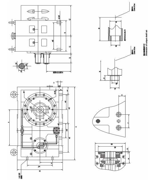 EPT ZLYJ 225 Steel Gearbox for Plastic Extruder for Machinery Farm Industry with Spur and Helical Arrangement