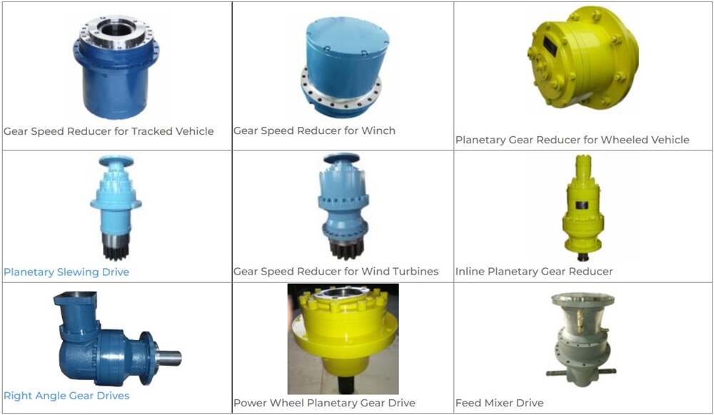 GFT Series Bosch Rexroth Planetary Gearbox for Vehicle Replacement Models GFT09T2 GFT13T2 GFT17T2 GFT17T3 GFT24T3 GFT26T2