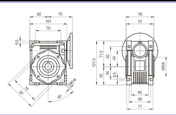 Hot Selling Small Worm Reduction Speed Reducer Gearbox Industrial Equipment with Low Price