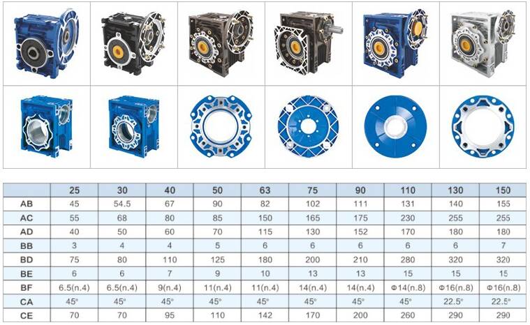 Hot Selling Rv063 Series Worm Gearbox Rv Reducer with Low Price