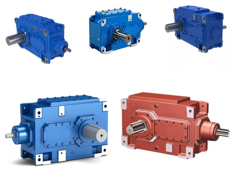 Helical Hypoid Spiral Bevel Gearbox Reducer Speed Reducers for Manufacturing Plant Farms Machinery Repair Shops