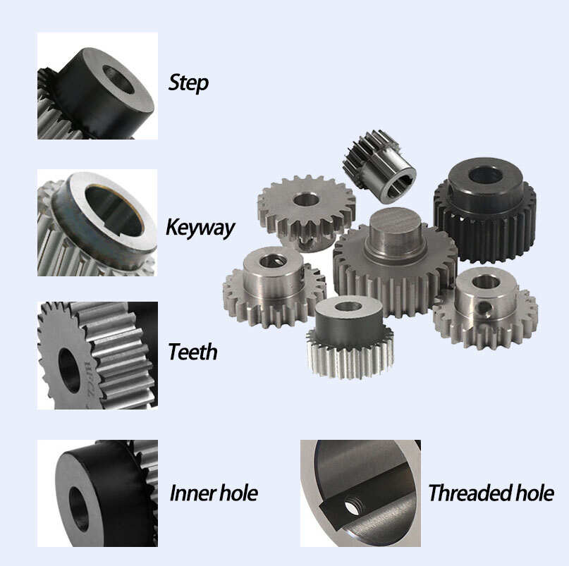 High Precision Custom Industrial Steel Metal Sintered Gears Set Ball Mill Gear Servo Gears