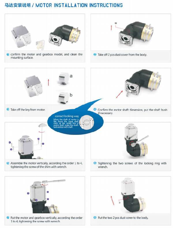 Small Gear Reduction Boxes Small Power Gearbox Precision Planetary RV Gearbox High Precision 90 Degree Planetary Gearbox