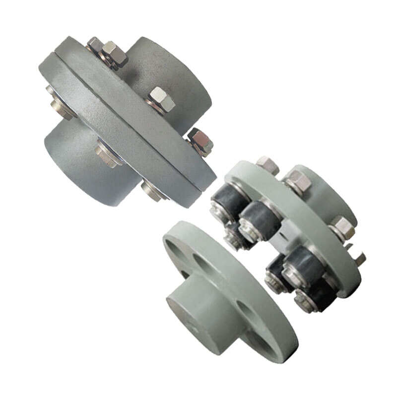 Pin Bush Rubber Mechanical Shear Pump Pin Shaft Flexible Flange Coupling   for Spinning and Weaving Machines