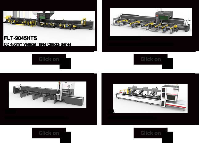 EP Hot Sale 6m 8m Fully Automatic Three Chucks 350mm Tube Cutting High Precision Pipe Laser Cutting Machine