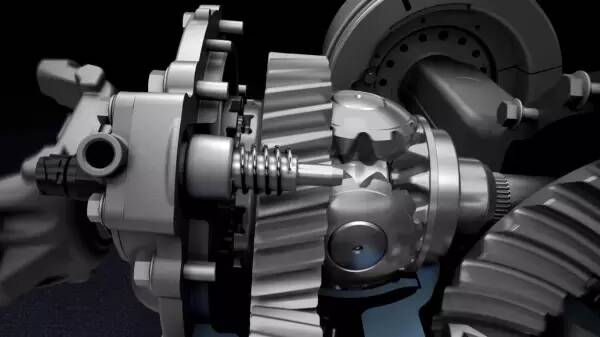 Low Noise 700ATV Front Axle Differential Assembly 1.58kg with Differential Lock Propeller Shafts