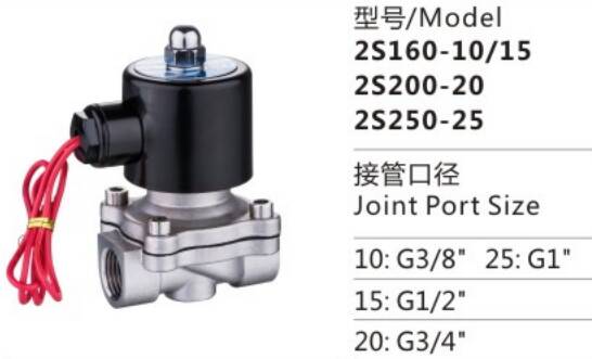 Sell Well New Type 2S250-25 Two-position Two-way Direct Drive-Type Solenlid Valve for Sale