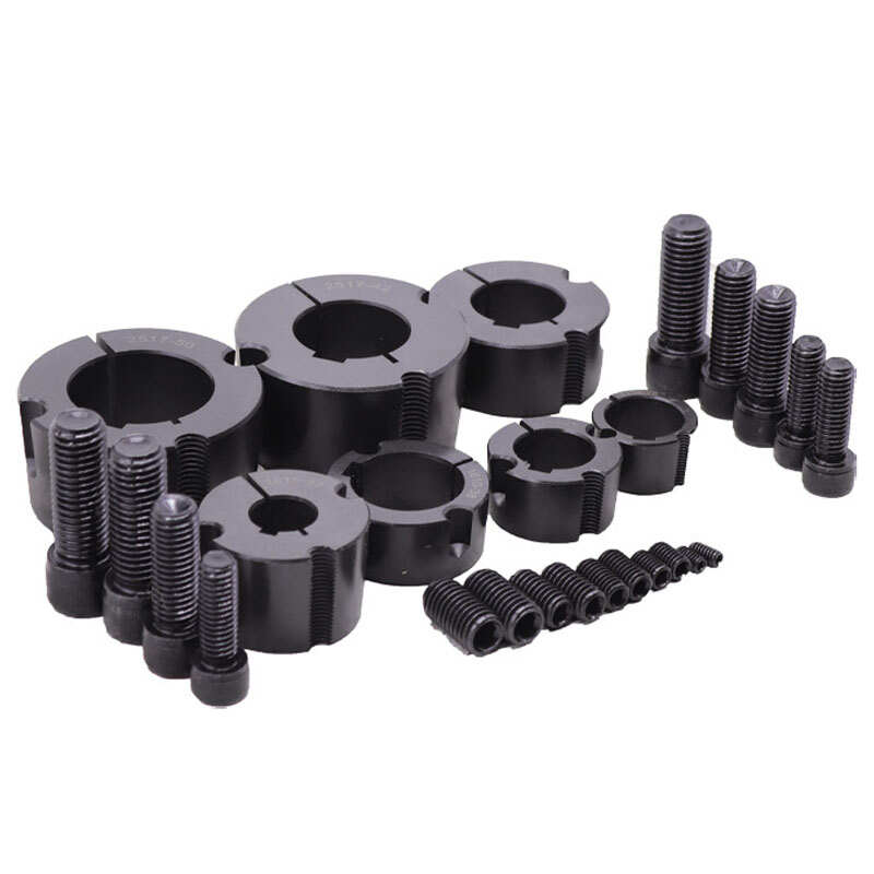 Taper Lock Bushes 1008-120100 Bronze Brass Flange Steel Iron Sleeve Tapered Rubber Taper Bore Bush for V-belt Pulley Sprocket