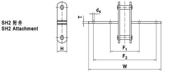 OEM Professional Manufacture Cheap FV40 FV63 FV90 FV112 FV Series Conveyor Chains and Sprockets