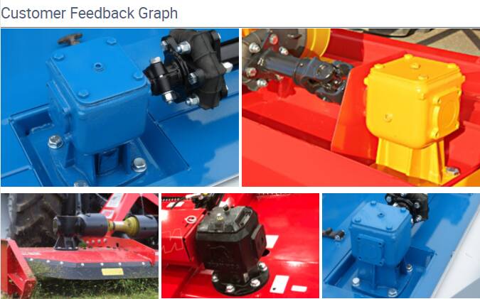 Multifunctional Gearbox Use for Lawn Mower Rotary Cutter for Wholesales