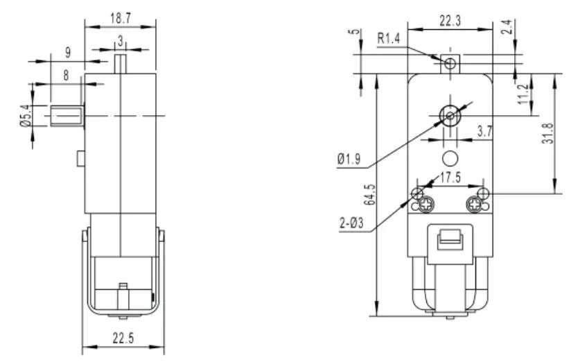 Factory Supply TGP01S-A130 Mini Geared Motor Plastic Gearbox for Toy Car Attractive Price Waterproof Brush Permanent Magnet