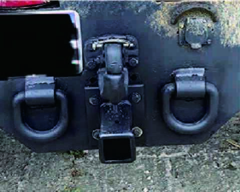 1BJY-DR-05 Weld-On Forged D Ring Trailer Coupler Parts and Accessories with Maximum 47000LBS Load Capacity Condition New Used