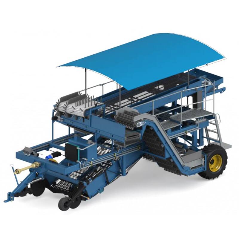 CWB-2L 2 Rows Working Speed 2-5 Km/h Potato Harvester for Carrots, or Onions