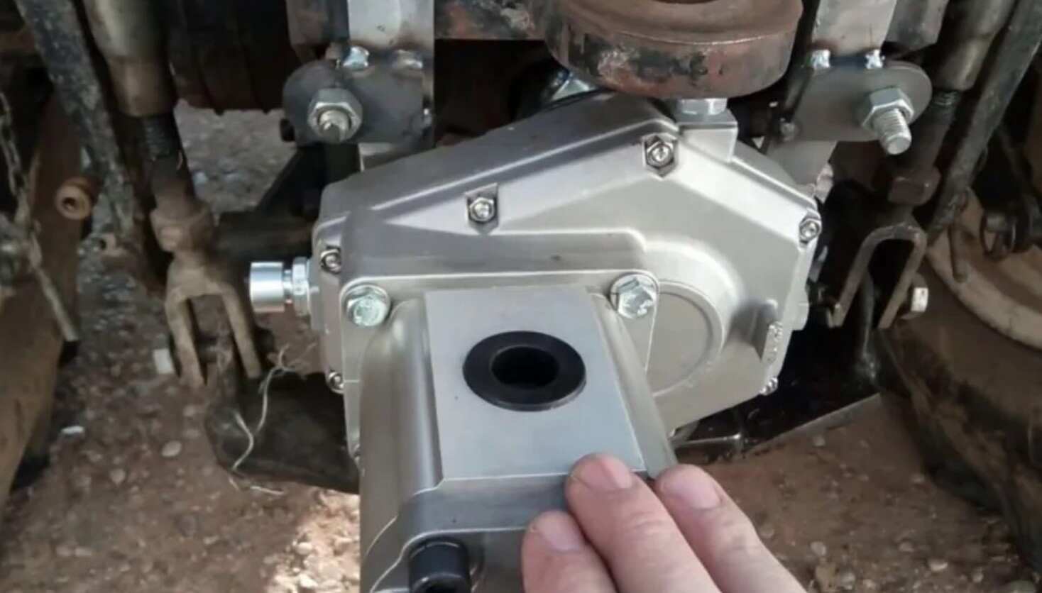 KM7004 Series Tractor Hydraulic Pump PTO Speed Increaser Aluminium Pto Multipliter Gearbox