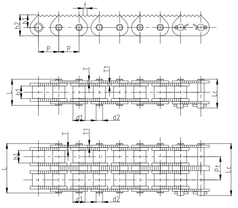 Agricultural Spare Parts Logging Machinery Chains for Sale