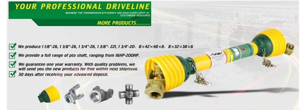 Oem Direct Sell China Supporters Competitive Low Price Agriculture Pto Cardan Shaft