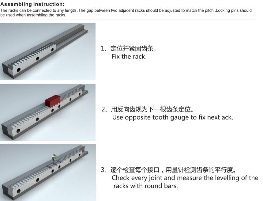 High Precision Long Travels Grinding Precision Milling Spur Helical Cnc Gate Linear Plastic Steering Rack and Pinion Gear Rack