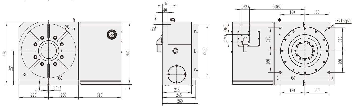 WT-400 CNC Vertical Machining Center Machining Center Accessories CNC Turntable Rotary Table