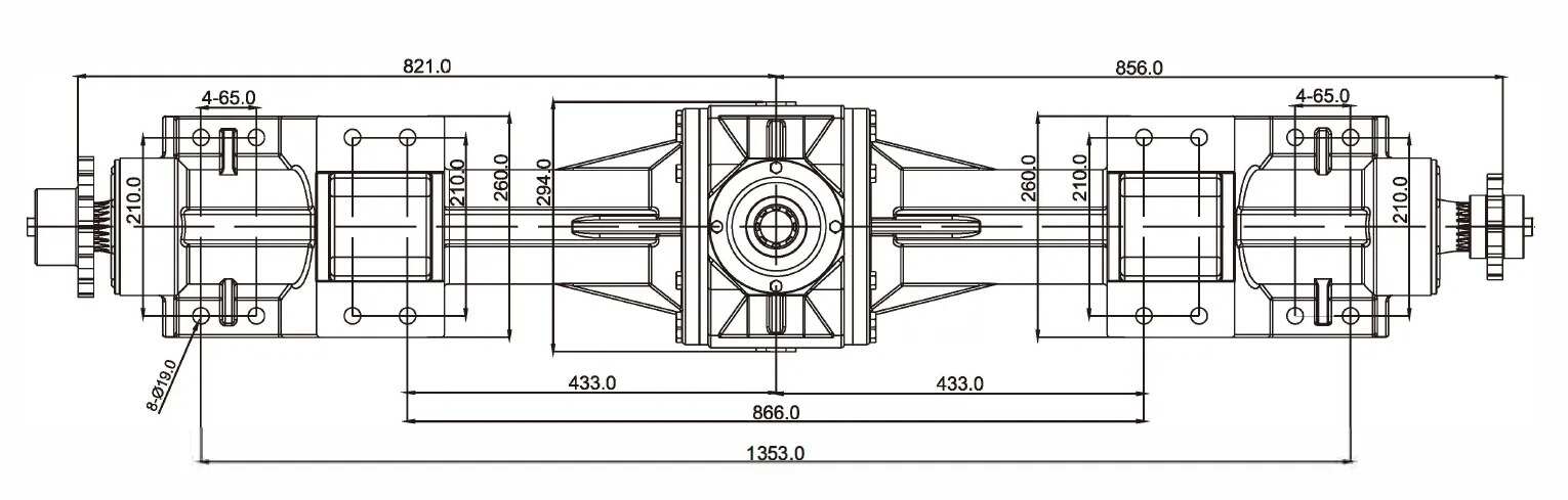 Round Baler Gearbox Speed Reducer Agricultural Machinery Harvester Gear Drive on Sale