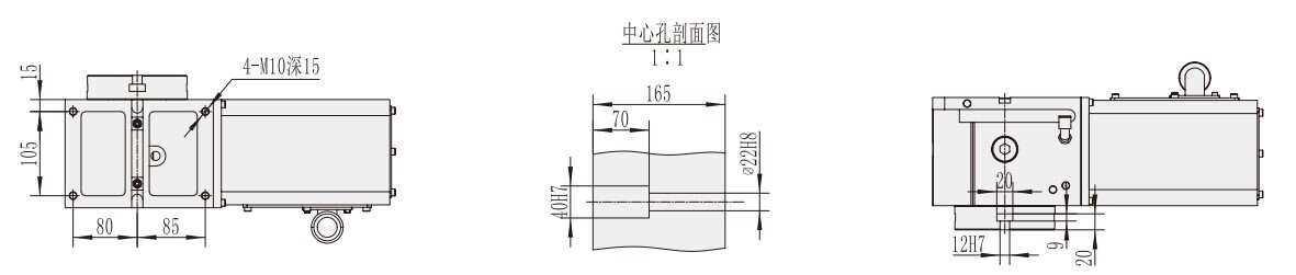 WT-125 Numerical Control Machine CNC Machining Center Accessories Rotary Table for Lathe