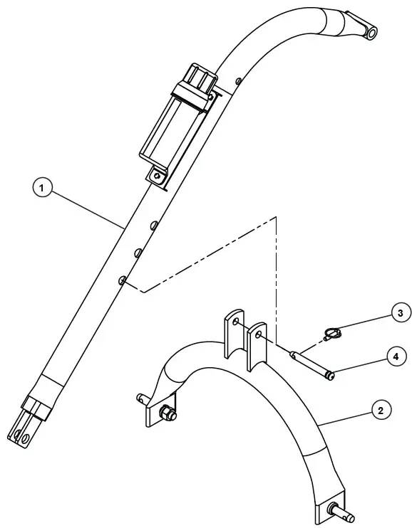 Model 400 Compact/Sub-Compact/Cat 0 Tractor 3-Point Post Hole Digger for Farming Tools