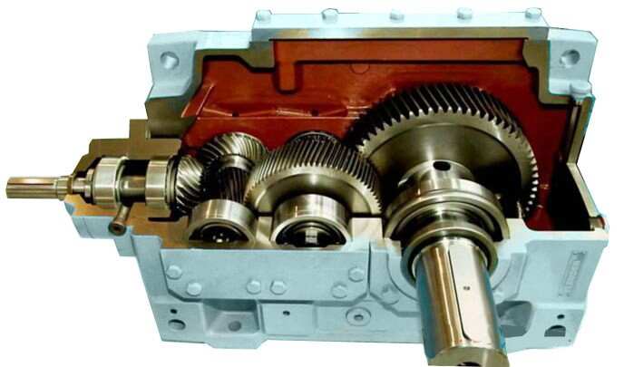 H/B Series Heavy Duty Bevel Helical Gearbox High-Speed Motor Speed Reducer