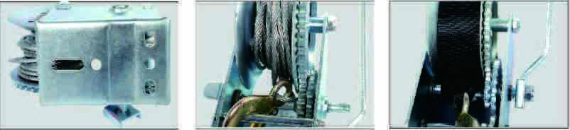 1BJY-HW-10B Trailer Parts and Accessories 3000lbs Hand Winch with 8M Belt New & Used Condition for Trailer Coupler