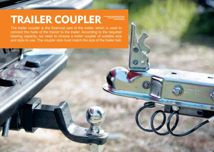 1BJY-TC-22 Trailer Parts and Accessories Capacity 25000LBS Trailer Gooseneck Coupler Equipped with Ball Size 2-5/16 Inch