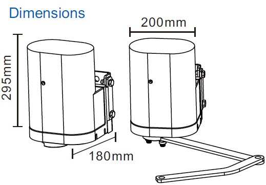 High Quality Grade Stainless Steel Swing Gate Automation System Allen Key Swing Gate Opener for  Suits for All Tough Environment