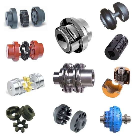 Pin Bush Rubber Mechanical Shear Pump Pin Shaft Flexible Flange Coupling   for Spinning and Weaving Machines
