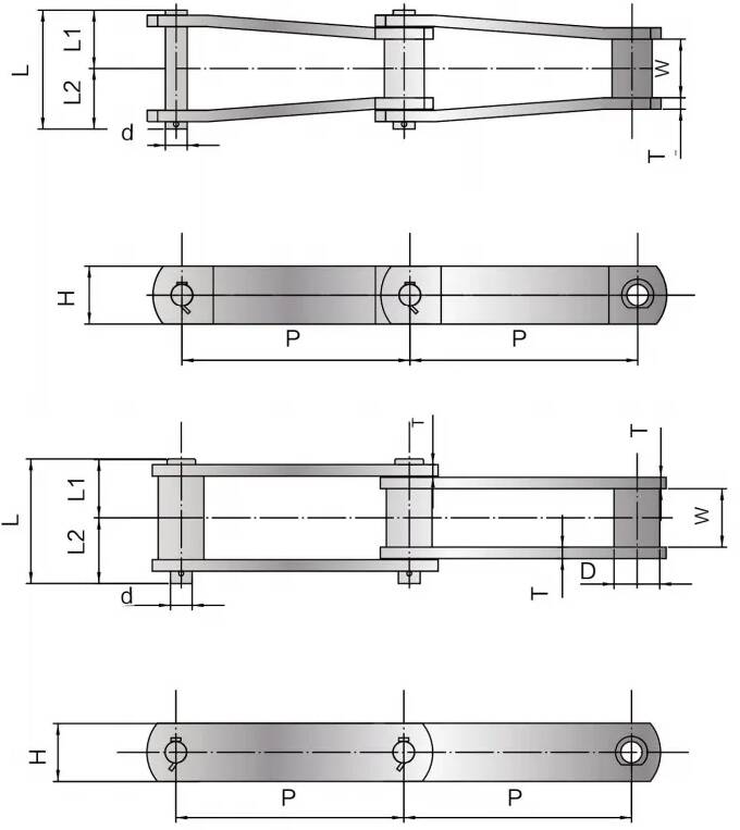 Good Quality Stainless Steel Sewage Treatment Chain and Sprockets for Wholesale