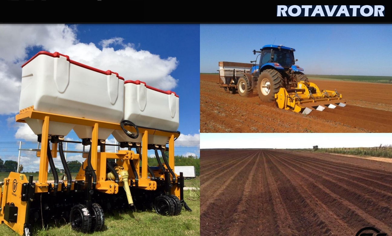 High Quality Agricultural Machinery Working Speed 3 - 5 Km/h Farm Rotary Tiller Cultivator Rotavator for Tractor