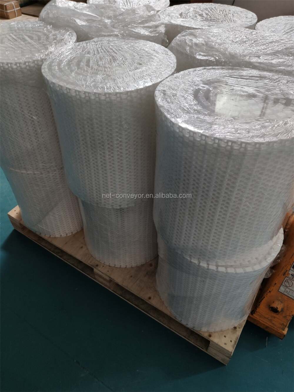Plastic Modular Belts RTB - State of the Art in Roller Top Pitch 50.8  POM, ACETAL Conveyor Belt