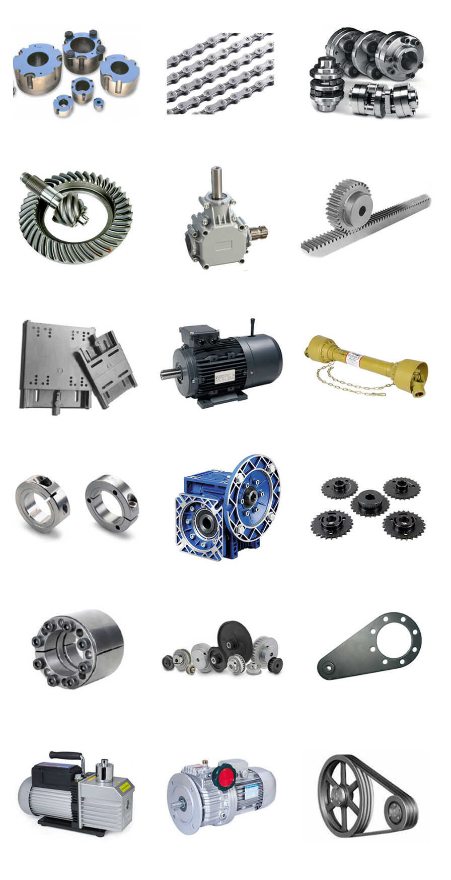 K/W Types Taper Bore Bolt-On Hubs with Sleeves