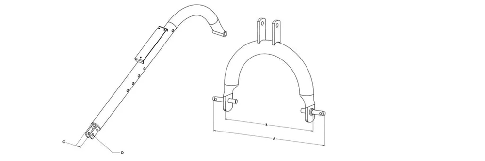 Heavy Duty 3-Point Post Hole Digger Model 1000 for Cat 1 & 2 Tractors-Tool