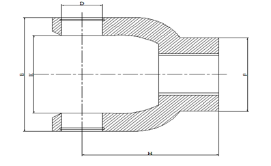 Auto Part 3-3-1481KX Series Cardan Yoke 1410 Driveshaft Steel Material