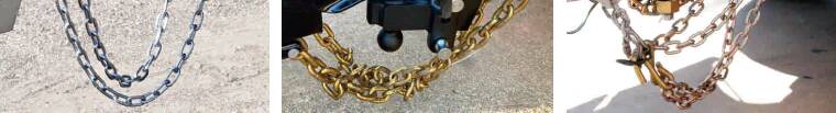 1BJY-SC-01-100 Trailer Parts and Accessories Capacity 2000lbs Trailer Safety Chain with 3/8 Inch Snap Hook
