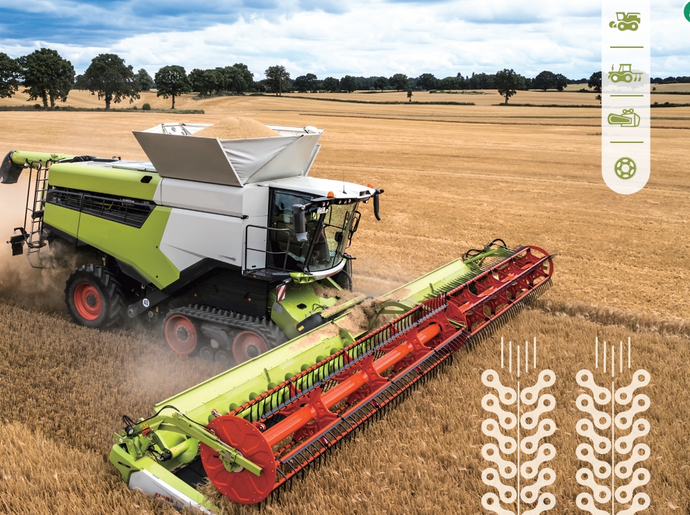 Agricultural Machinery Short Pitch Attachment Chains for Combine Harvesters