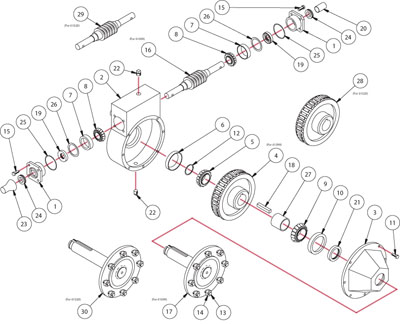 Agricultural Center Pivot System Worm Final Wheel Drive Irrigation Gearbox for Valley Pivots Replacement of UMC Zimmatic