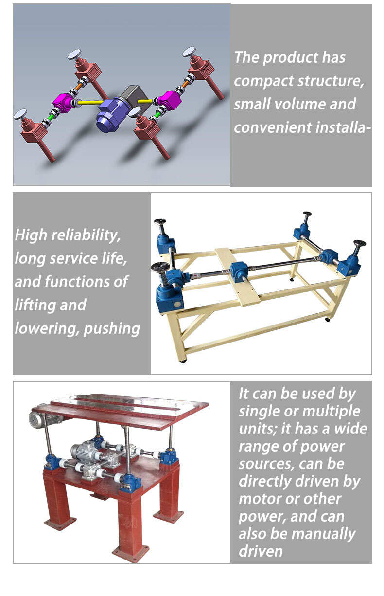 SWL Series Lifting Hydraulic Screw Jack Reducer for Table Lifting or Pressing