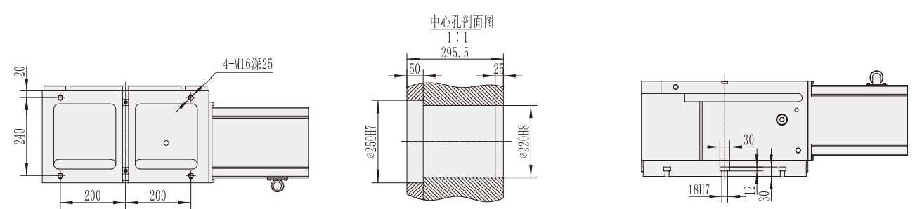WT-500 Machine CNC Machining Center Parts CNC Turntable Rotary Table for CNC Machinery