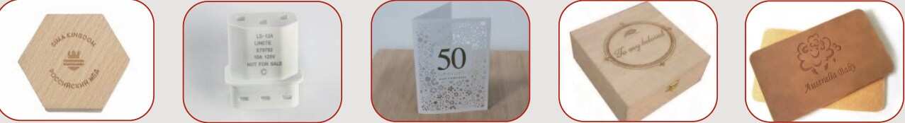 30W/60W Desktop CO2 Laser Engraving Machine for Bamboo Paper Card